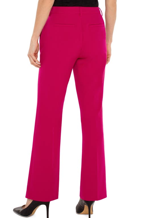 Shop Liverpool Kelsey Flare Stretch Suiting Pants In Star Ruby