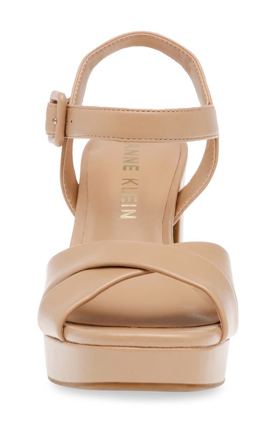 Anne Klein Zada Platform Sandal In Tan
