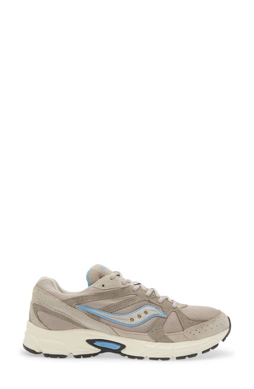 Shop Saucony Grid Ride Millennium Sneaker In Grey/off White