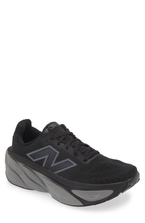 Shop New Balance Fresh Foam X More V5 Running Shoe In Black/linen