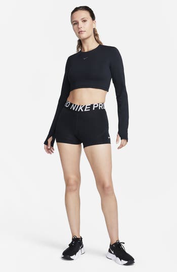 Nike Pro Dri-FIT Long Sleeve Crop Top