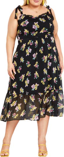 City Chic Ariadne Floral Sundress | Nordstrom