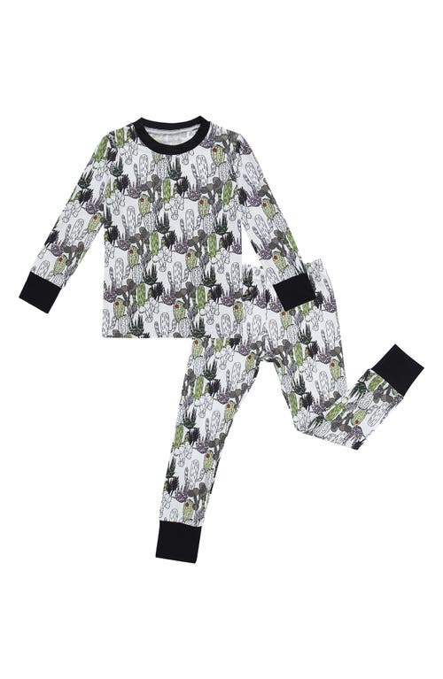 Peregrine Kidswear Cactus Fitted Two-Piece Pajamas White at Nordstrom,
