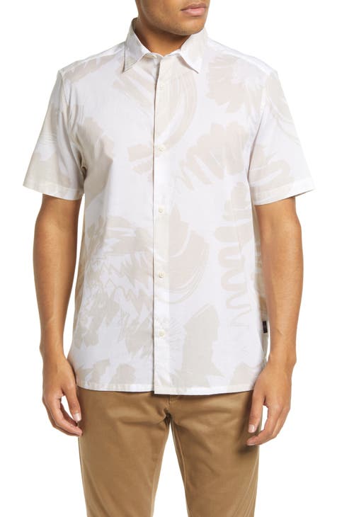 Topman Classic Fit Hawaiian Shirt, Nordstrom