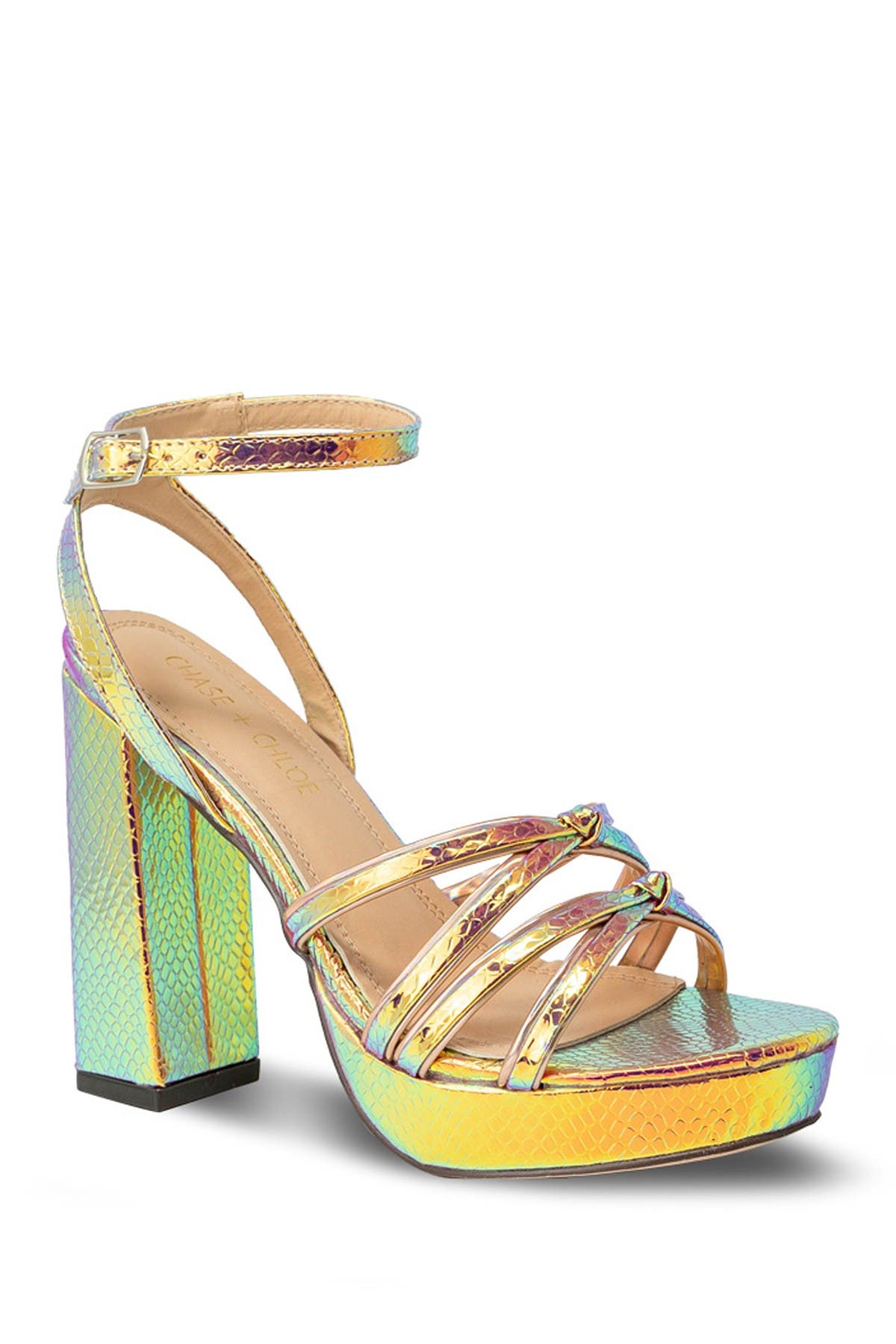 snakeskin block heel shoes