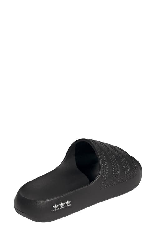 Shop Adidas Originals Adidas Adilette Ayoon Sport Slide In Core Black/cloud White/black