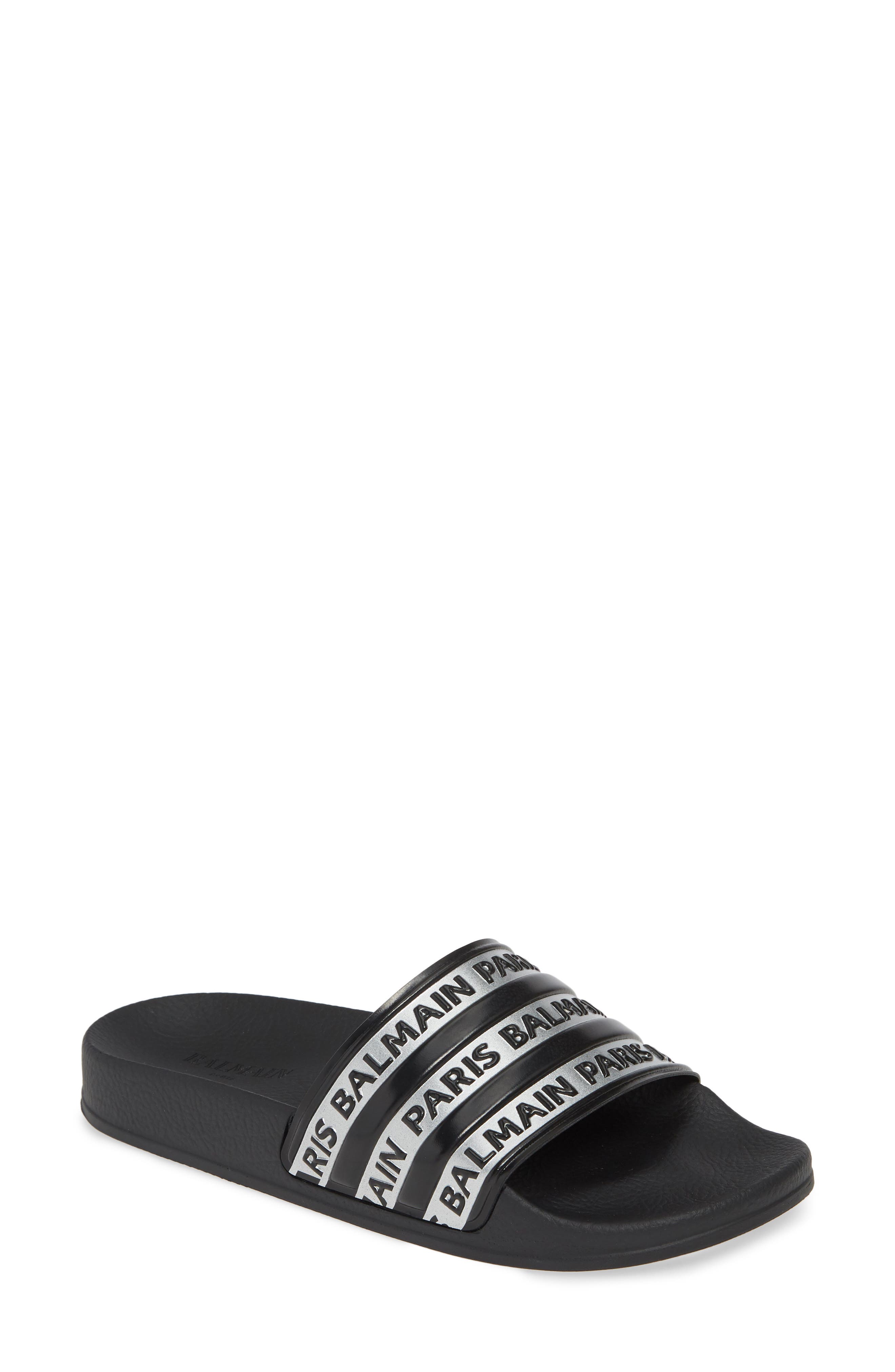 women's balmain slides