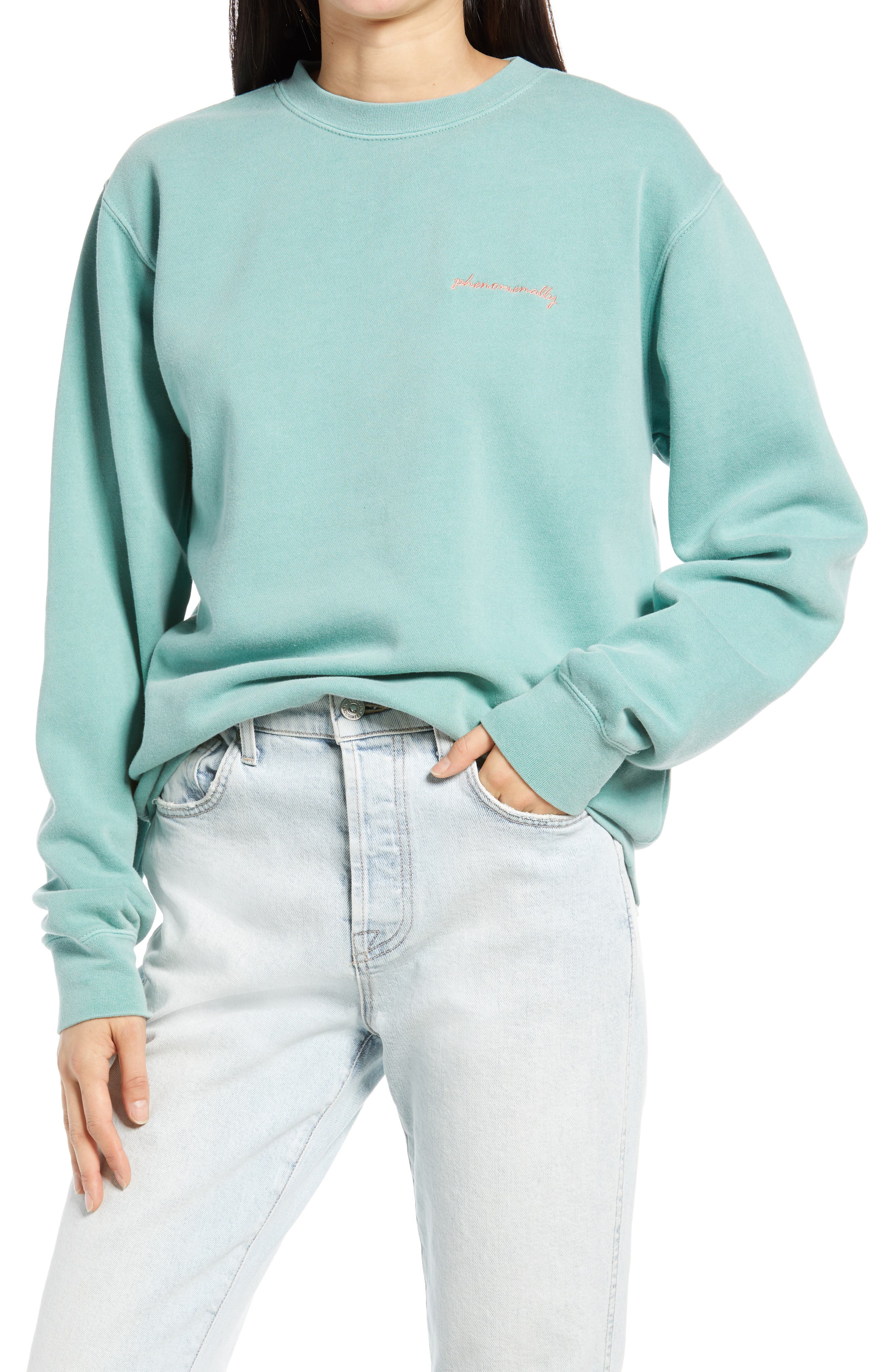 soft white sweatshirt