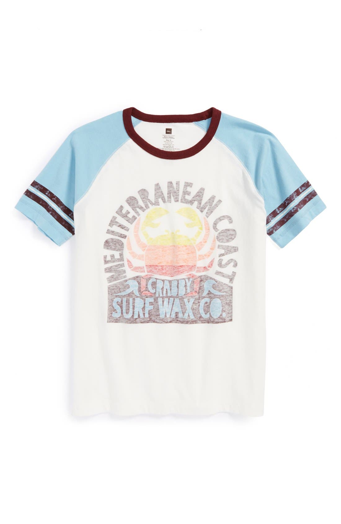 Tea Collection 'Surf Wax' Cotton TShirt (Toddler Boys, Little Boys