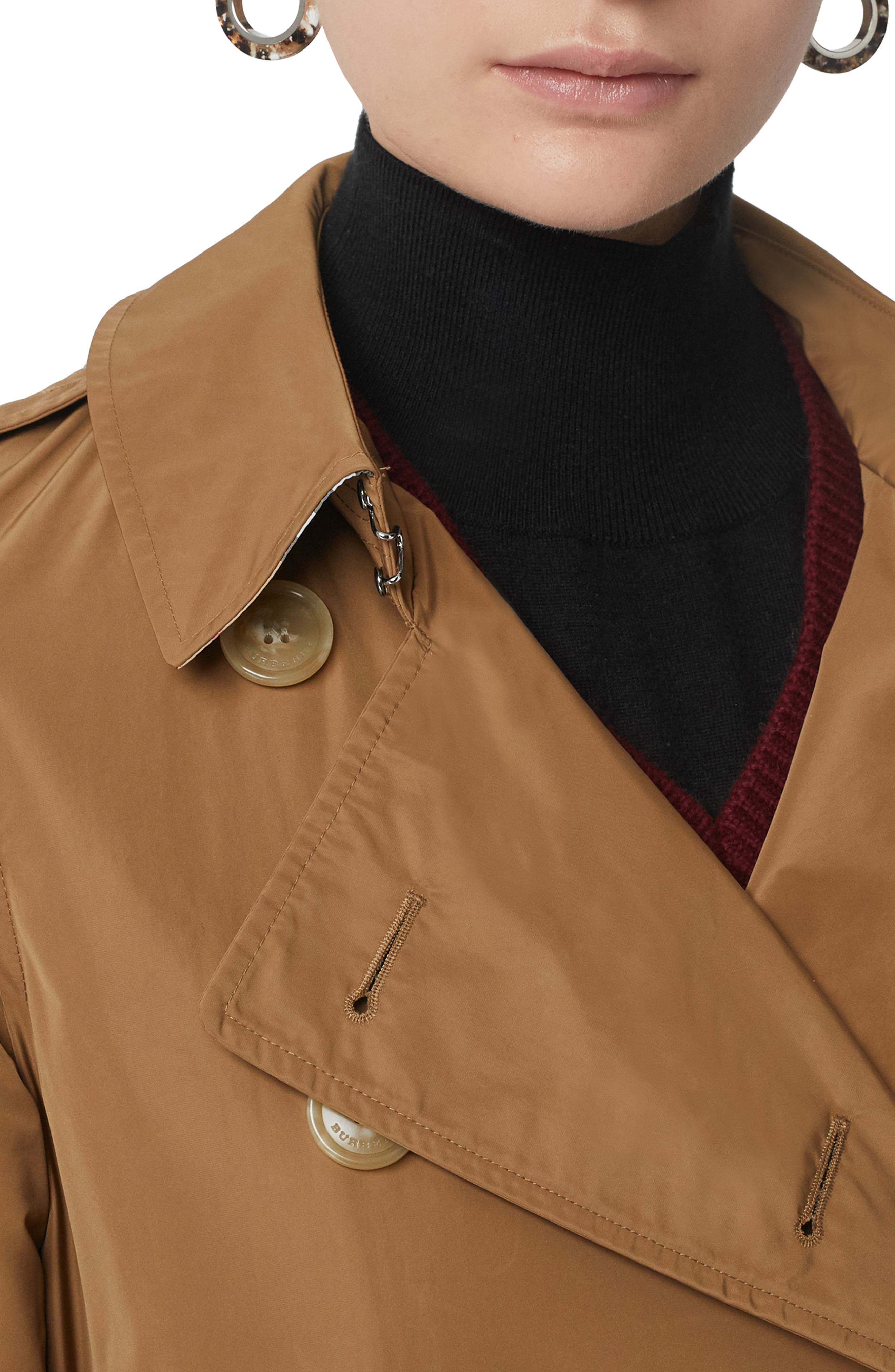 burberry kensington hooded trench