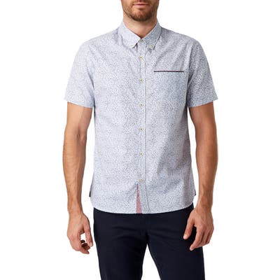7 Diamonds Southern Lights Slim Fit Shirt, White