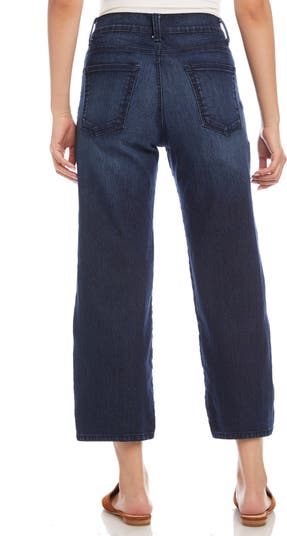 Karen Kane Denim Women's Flare Leg Jeans Size 8 Medium Wash Blue