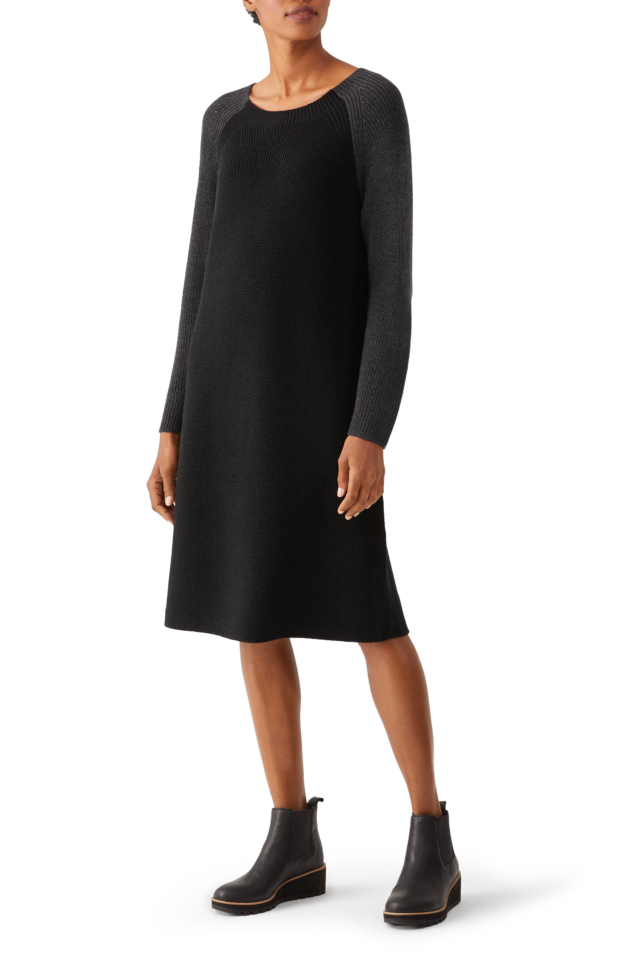 eileen fisher sweater dress