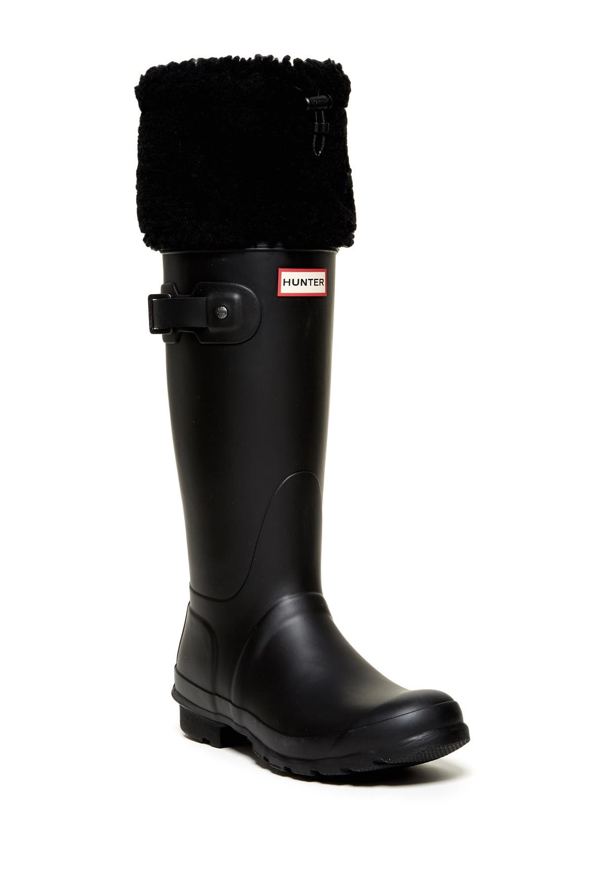 shearling rain boots