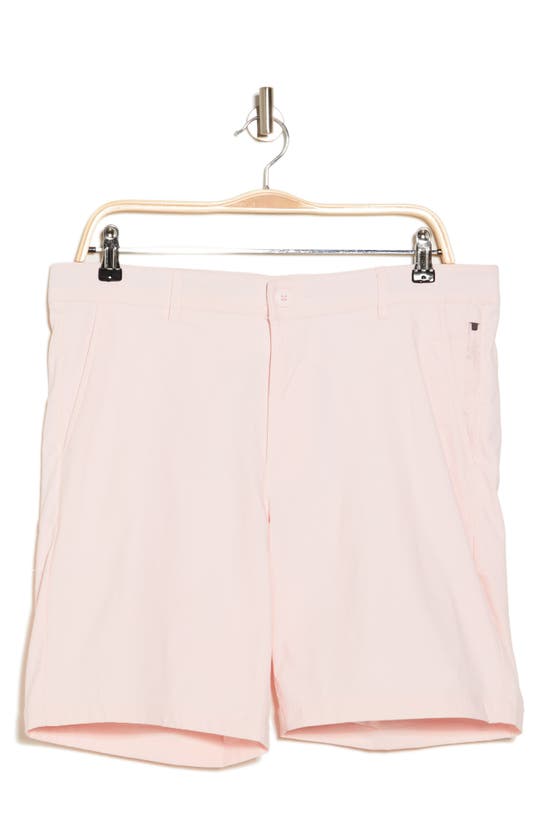 Shop Dkny Sportswear Tech Chino Shorts In Light Pink