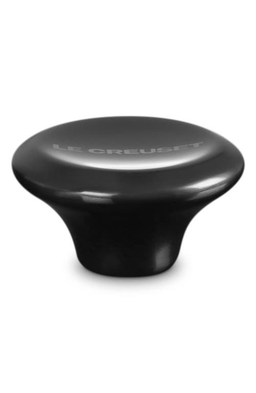 Le Creuset 2.25-inch Nickel Knob In Black