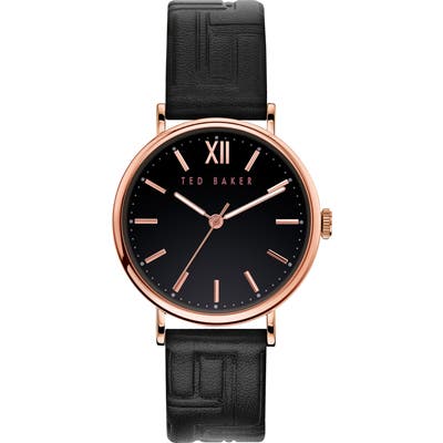 Ted Baker London Phylipa Leather Strap Watch, 37Mm