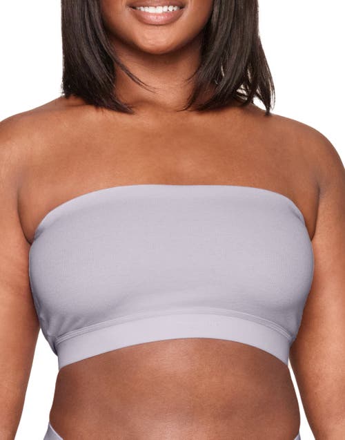 Shop Nueskin Robin Unlined Bandeau Bra In Light Purple