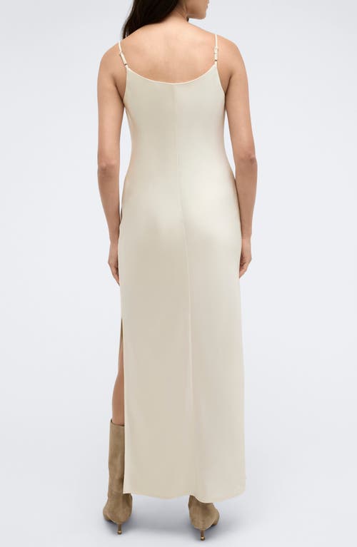 Shop Kenneth Cole Cowl Neck Slipdress In Kc White