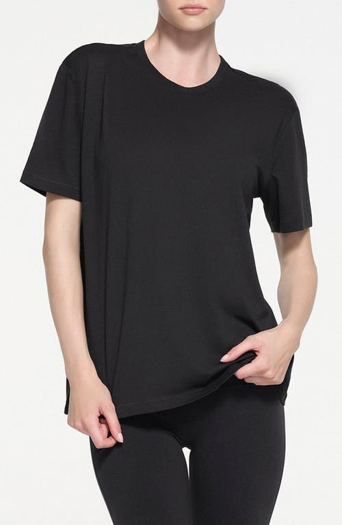 Skims Oversize T-shirt In Onyx