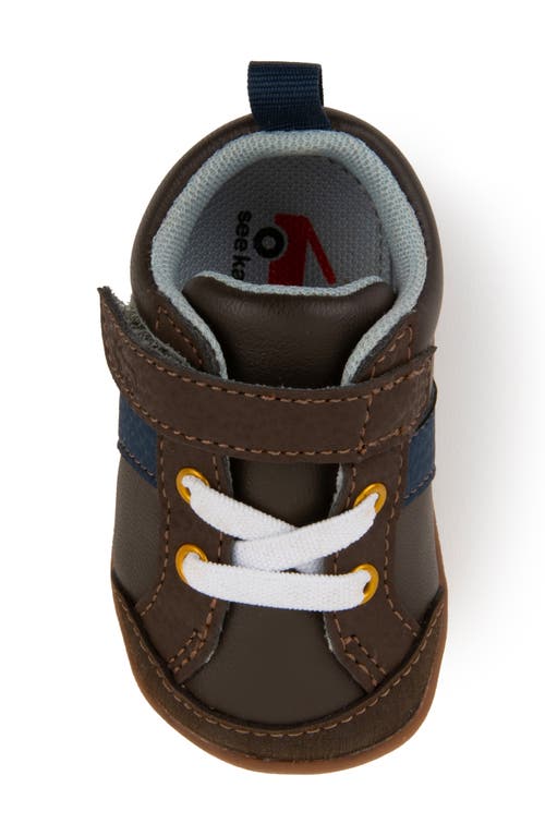 See Kai Run Connor Mini Sneaker In Brown