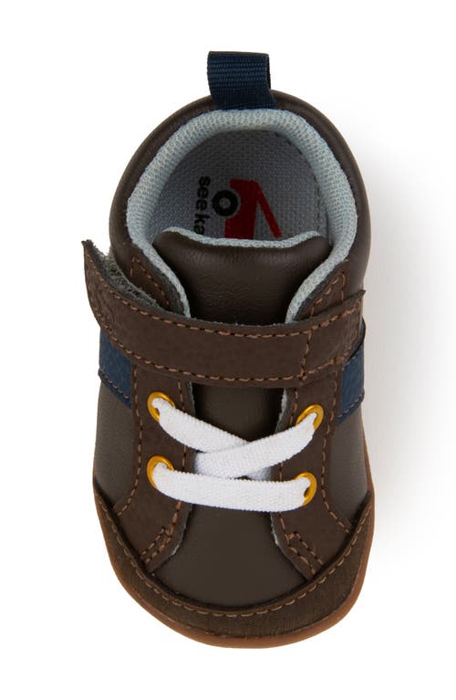 Shop See Kai Run Connor Mini Sneaker In Brown