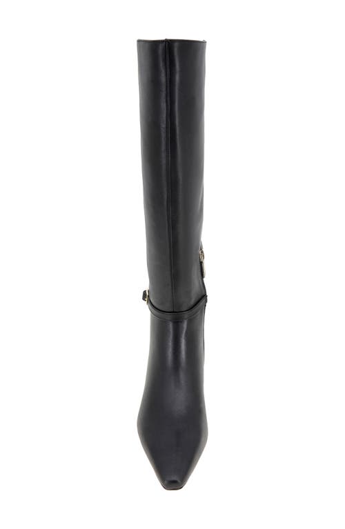 Shop Kenneth Cole Marais Knee High Boot In Black Leather