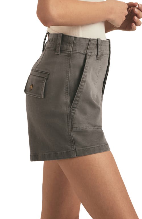 Shop Favorite Daughter The Caroline High Waist Utility Denim Shorts In Kalamata