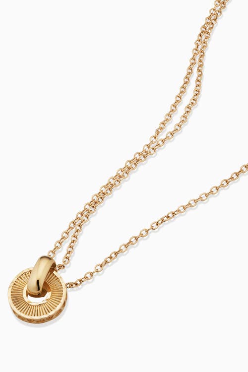 Shop Oradina 14k Yellow Gold Icon Pendant Necklace