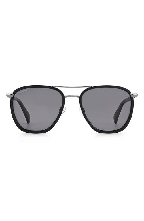 Rag & Bone 54mm Square Sunglasses In Black