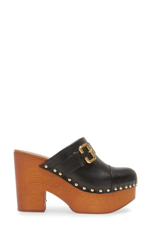 Shop Chloé Jeanette Platform Clog In Black