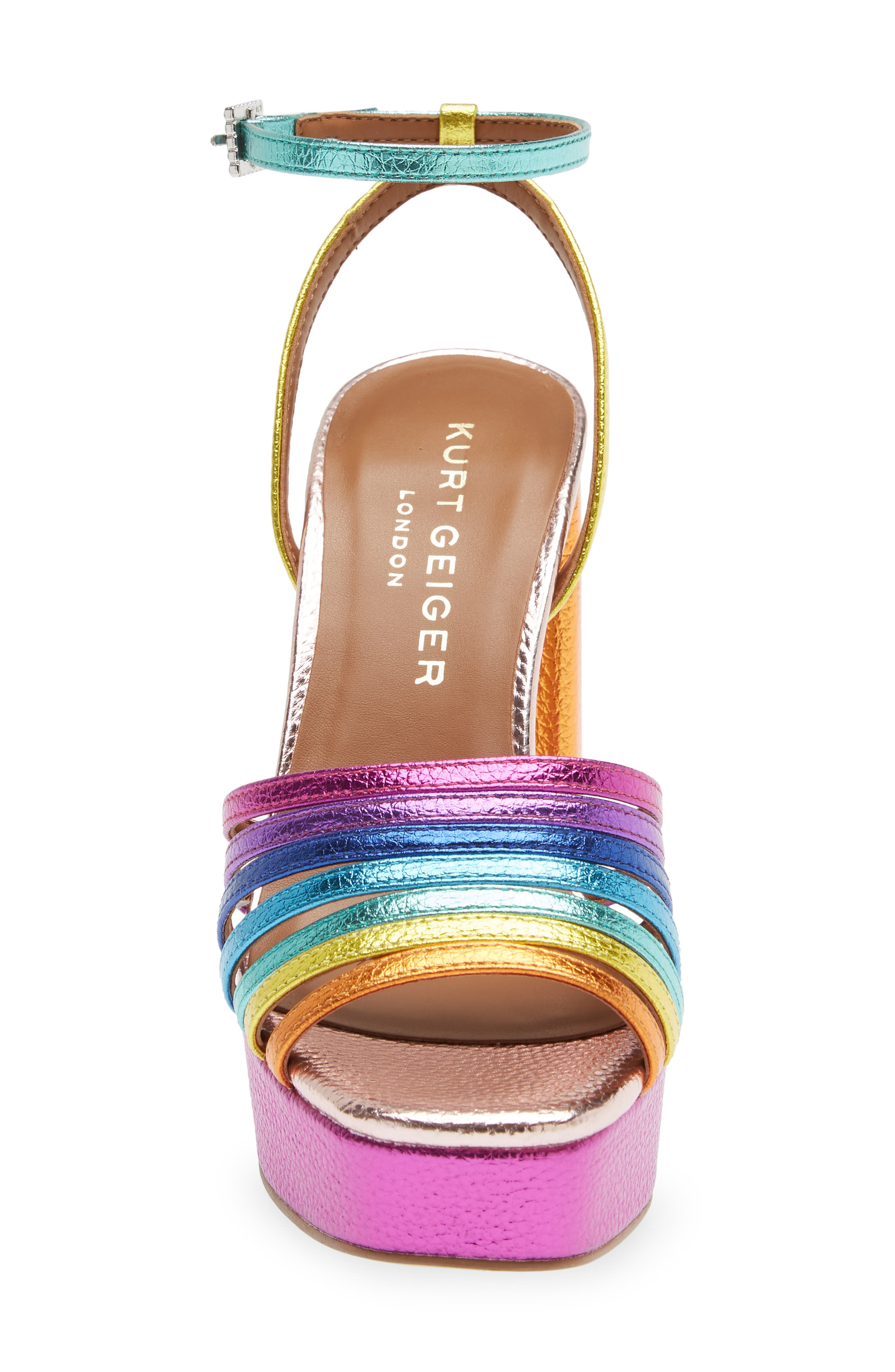 kurt geiger rainbow sandals
