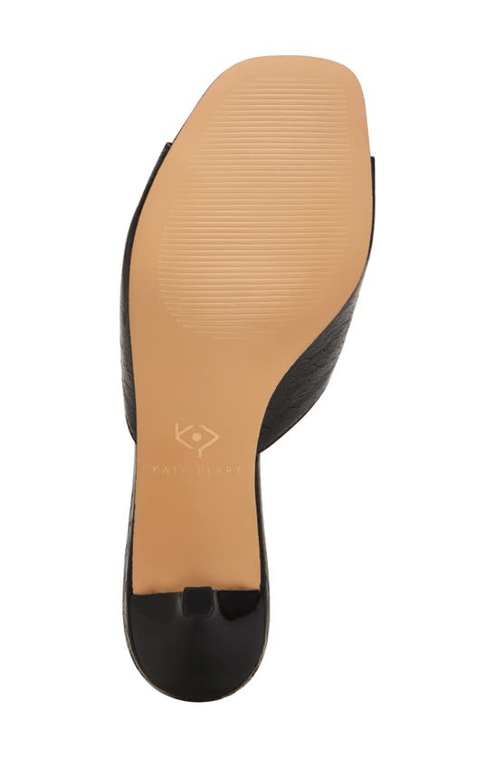 Katy Perry The Ladie Kitten Heel Slide Sandal In Black