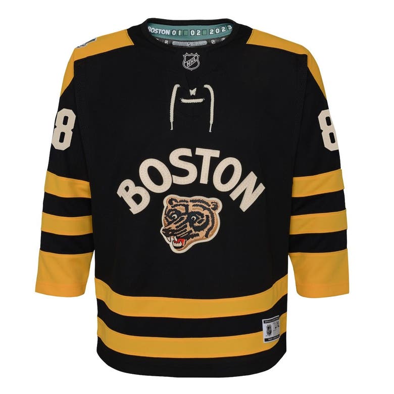 Outerstuff Boston Bruins 2019 Winter Classic Replica Jersey - David  Pastrnak - Youth