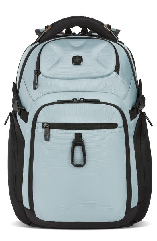 Swissgear 18.5" Hard Pocket Laptop Backpack In Blue