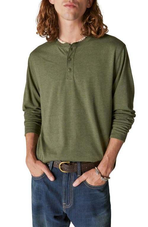 Lucky Brand Long Sleeve Henley Shirt at Nordstrom,