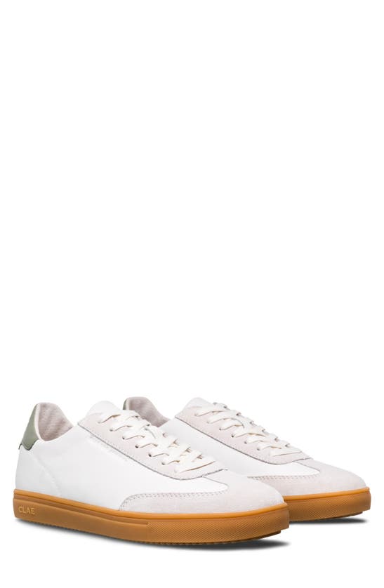 Shop Clae Deane Sneaker In White Tea Light Gum