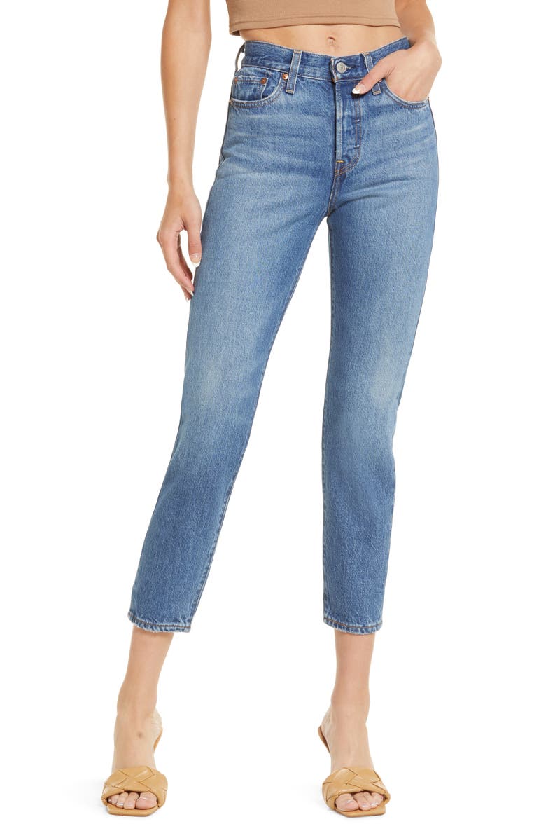 LEVI'S<SUP>®</SUP> Wedgie Icon Fit High Waist Jeans, Main, color, ATHENS SHUT IT