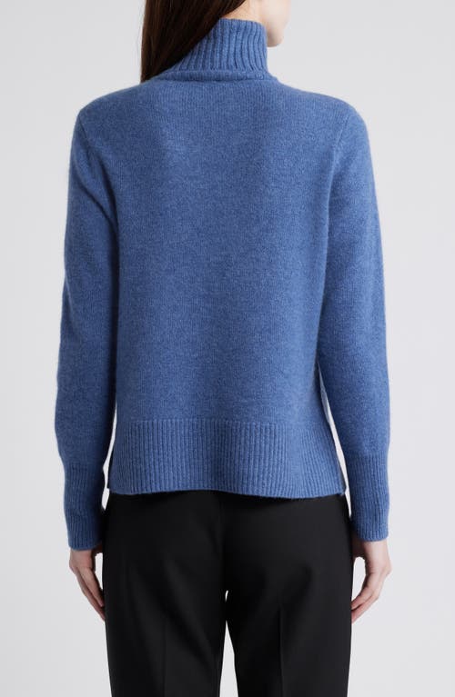 Shop Kobi Halperin Wylan Turtleneck Cashmere Sweater In Denim