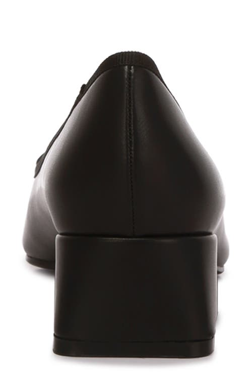 Shop London Rag Sienna Block Heel Ballerina Pump In Black