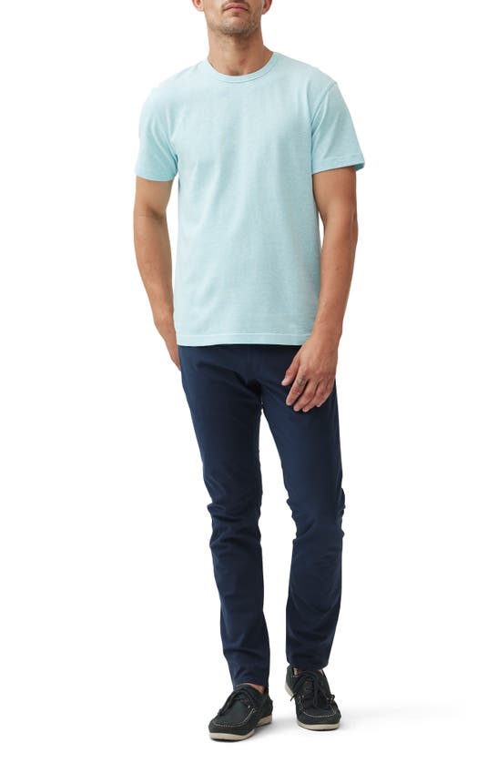 Shop Rodd & Gunn Fairfield Sports Fit Cotton & Linen T-shirt In Mint