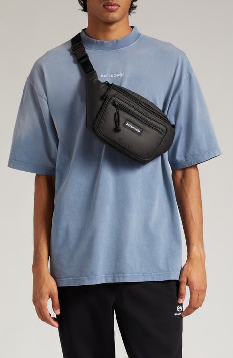 Balenciaga 'signature Medium' Belt Bag in Brown for Men