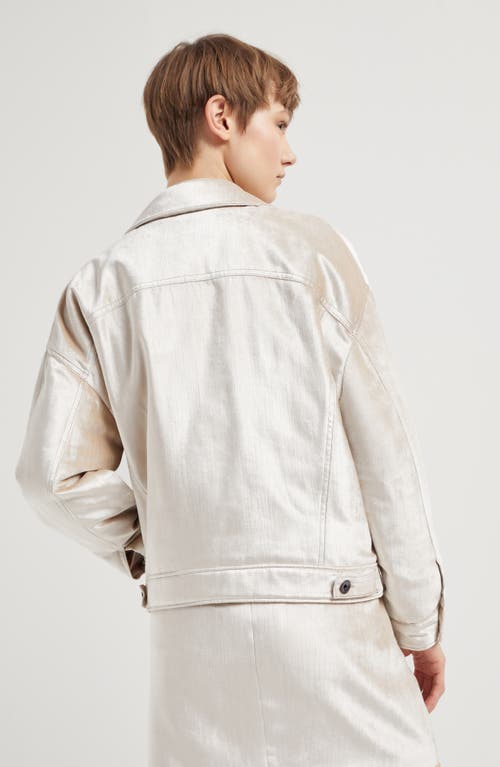 Shop Brunello Cucinelli Four-pocket Jacket In Rose Gold