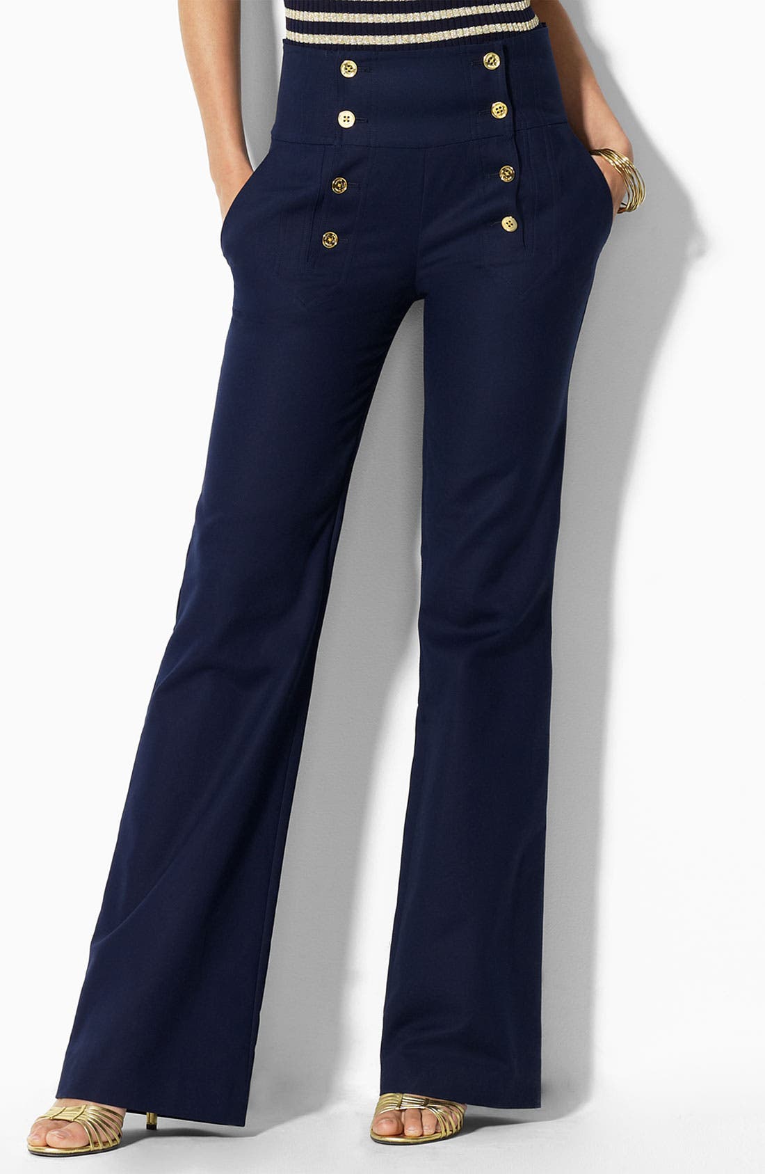 Lauren by Ralph Lauren Wide Leg Pants Nordstrom