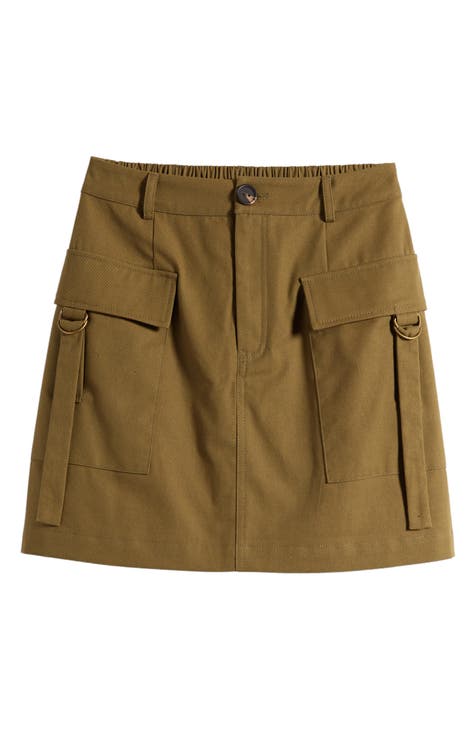 Kids' Cotton Cargo Skirt (Big Kid)