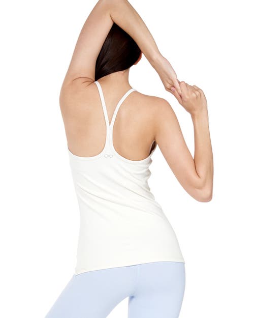 Rebody Active Dove Cloudlux Bra Tank In Off White