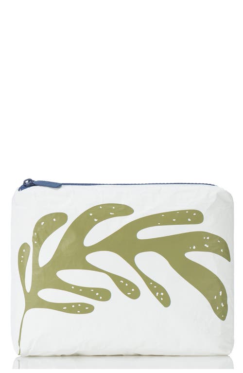 Shop Aloha Collection Small Water Resistant Tyvek® Zip Pouch In Olive