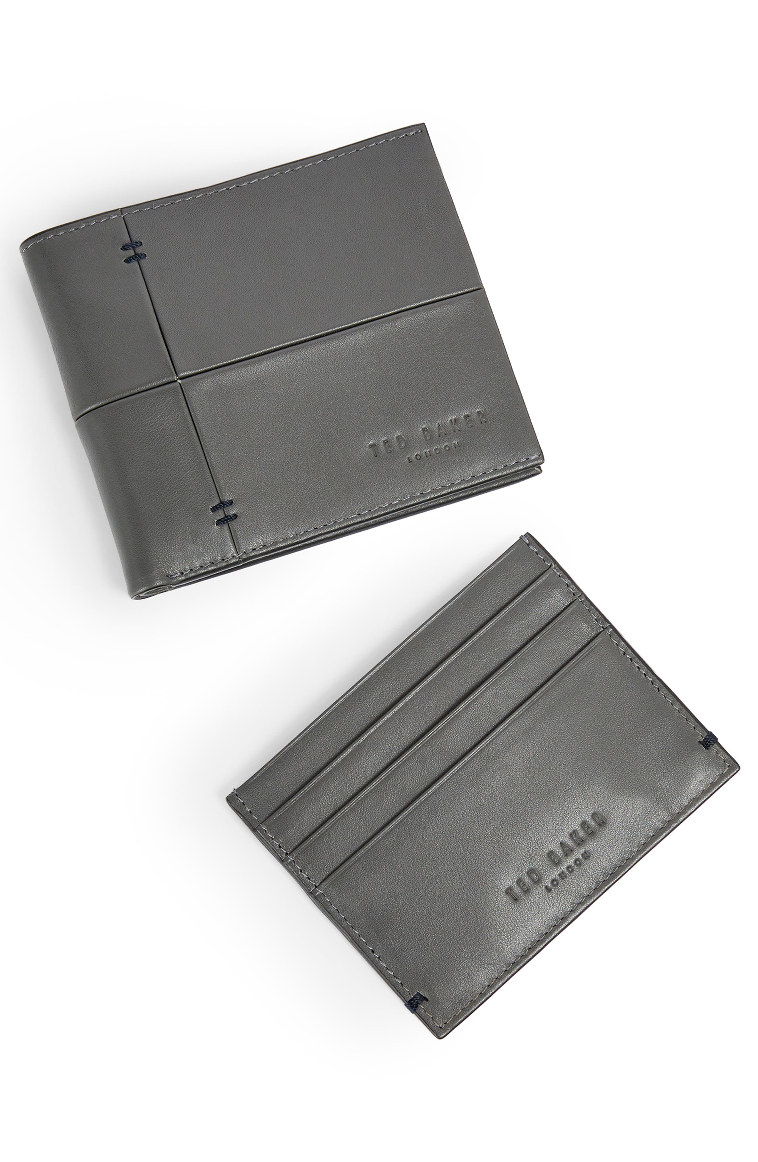 grey ted baker wallet