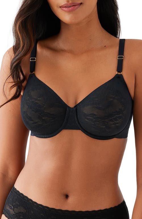 Shop Wacoal High Profile Underwire Unlined Bra In Black