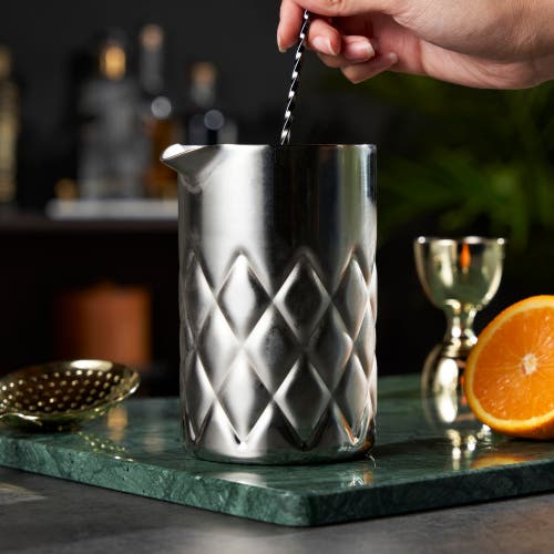 Viski Double-walled Mixing Glass In Silver